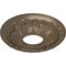 Ekena Millwork Leaf Ceiling Medallion (Fits Canopies up to 4 3/4"), 11 3/8"OD x 3 5/8"ID x 1 1/8"P, Warm Silver CM11LFWSS - alternate 5